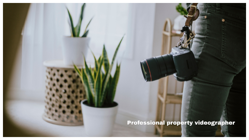 Professional property videographer filming a home in Pattaya